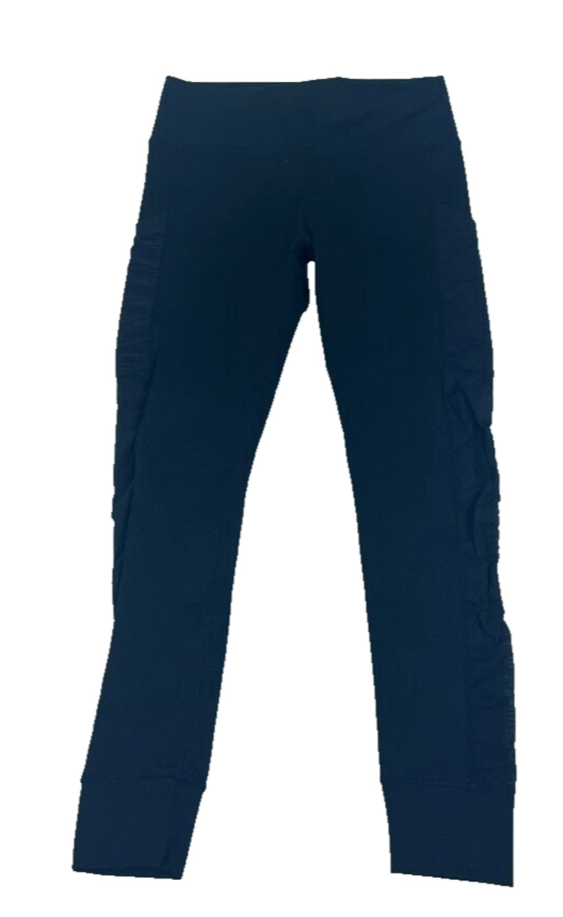 Fabletics Leggings Womens Small Black Mesh Sides And Side Pockets